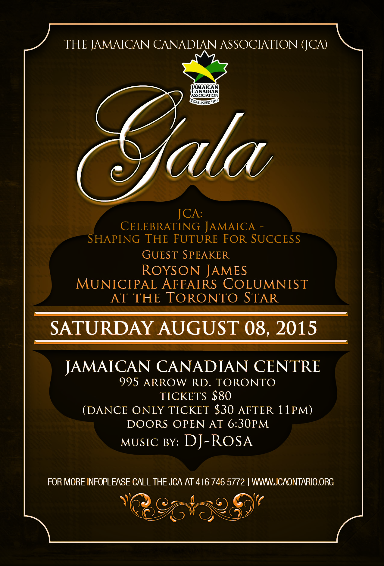 Jamaican Canadian Association » OUR ANNUAL GALA EVENT