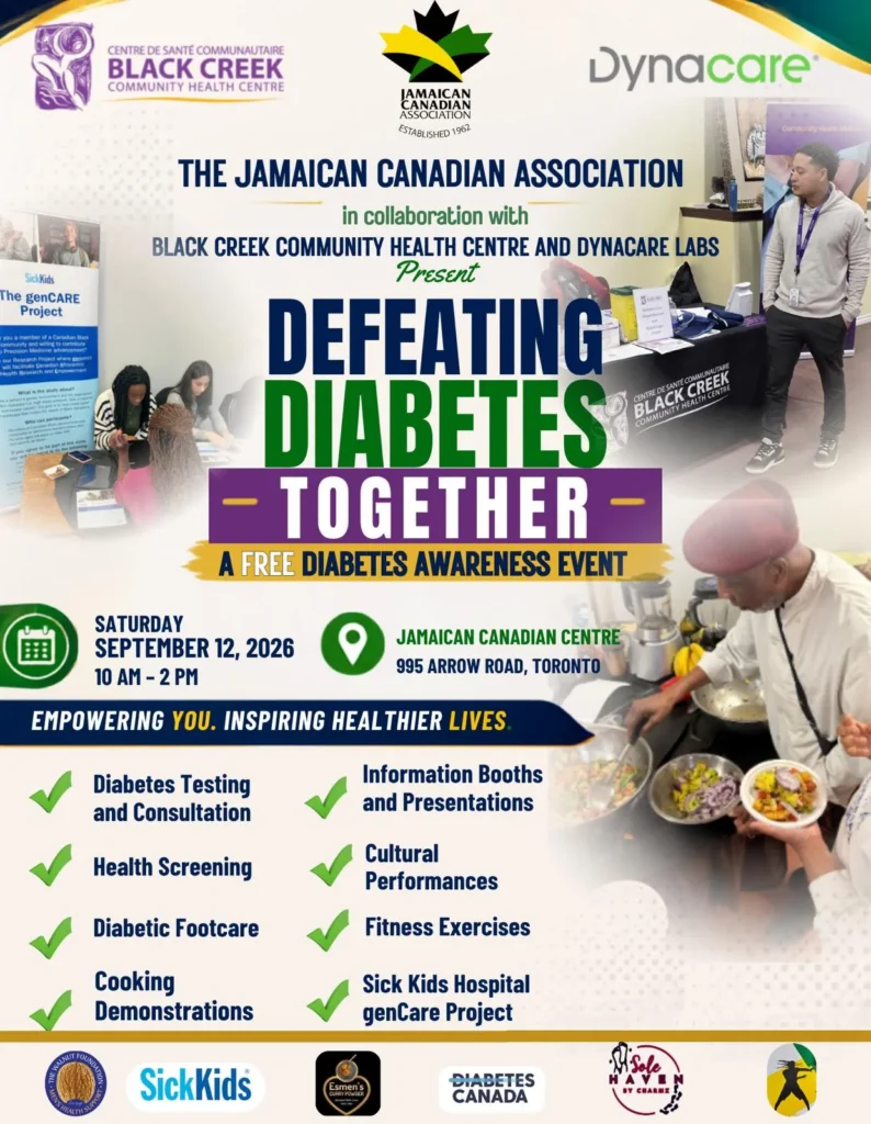 Defeating Diabetes Together Event poster